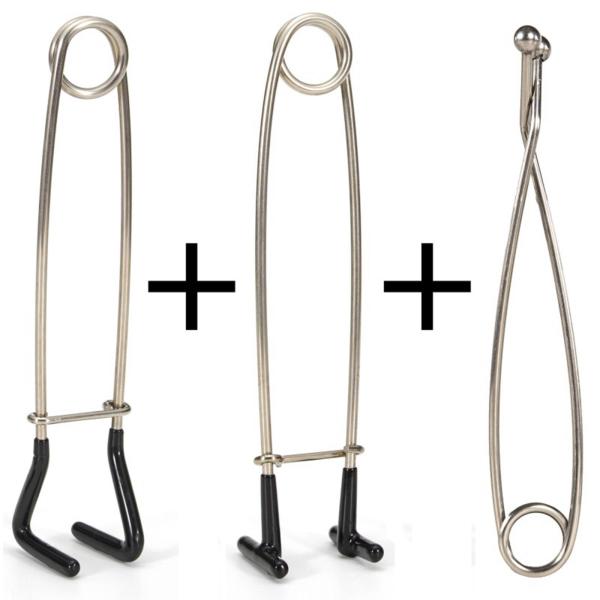 3 個セット フィッシュマウス スプレッダー ジョー スプレッダー シルバー 海水釣りツール フィッシュマウス フック リムーバー キャンプ用フック取