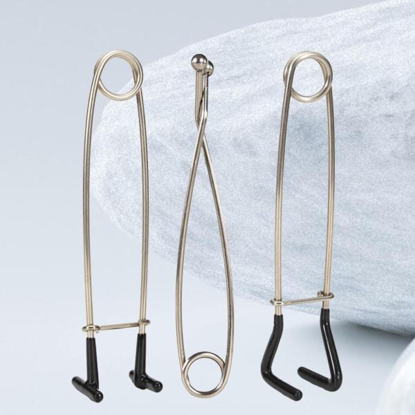 3 個セット フィッシュマウス スプレッダー ジョー スプレッダー シルバー 海水釣りツール フィッシュマウス フック リムーバー キャンプ用フック取