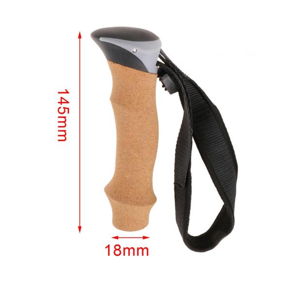 トレッキングロッドハンドルグリップハイキングスティックハンドル交換用、滑り止め杖ハンドルグリップ、登山、ハイキング用、