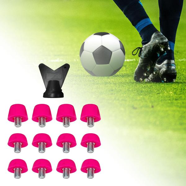 ピンク 赤 サッカーシューズスパイク サッカーシューズスパイクブーツスタッドナイロンレンチ