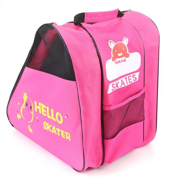 ピンク ローラースケートハンドバッグ ローラースケート収納バッグ ポータブルインラインスケート