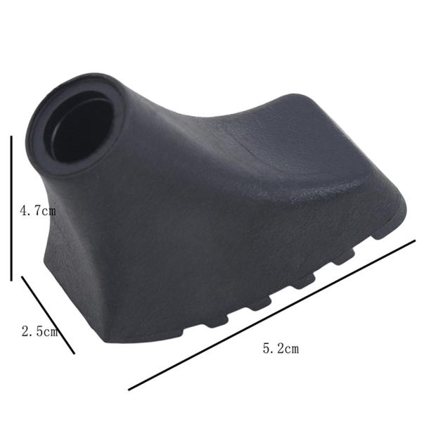 ハイキングポールチップ 10個、ゴム製トレッキングスティックチップの交換品、アウトドア活動用のゴム足ウォーキングポールチップ、ハイキングスティック