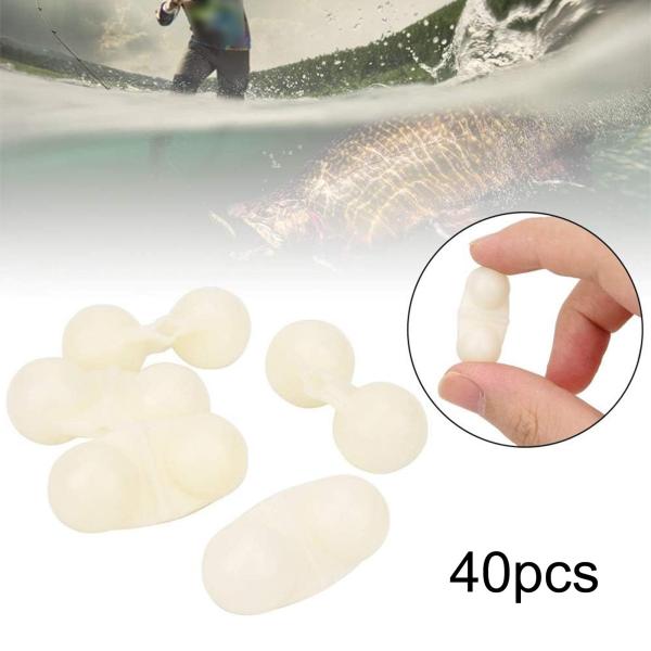 釣り用ダブルラトル 40個 ナマズ用ラトル DIY ルアーフック カヤック釣りツール トラウト アウトドアスポーツ 釣りベル 釣りアラーム