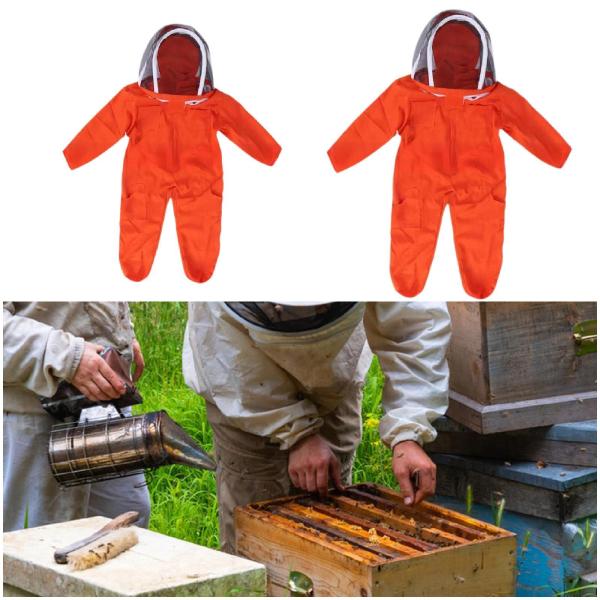 養蜂家スーツ 噛みつき防止服 刺され防止カバーオール ツール 養蜂家スーツ m