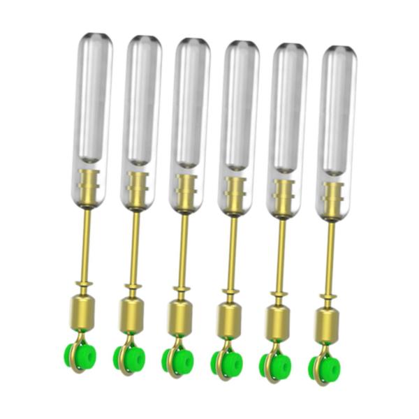 6個 釣り用フロートアダプター 回転釣り糸コネクタ フロートレスト 27.5mm