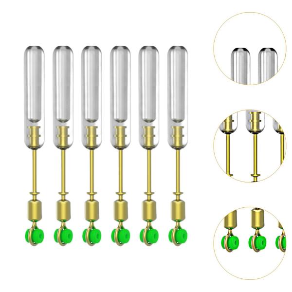釣り用フロートアダプター 回転式釣り糸コネクタ フロートレスト 28.5mm 6個