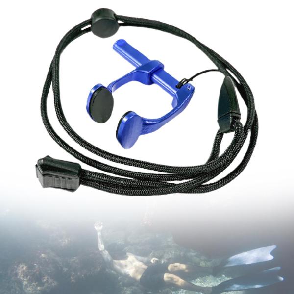 スイミングノーズ プラグインノーズ 水泳用ノーズクリップ プールトレーニング 水泳練習用 ブルー