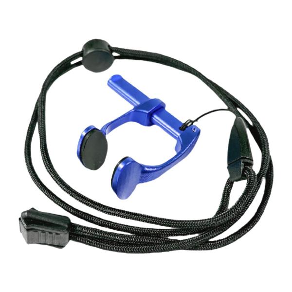 スイミングノーズ プラグインノーズ 水泳用ノーズクリップ プールトレーニング 水泳練習用 ブルー