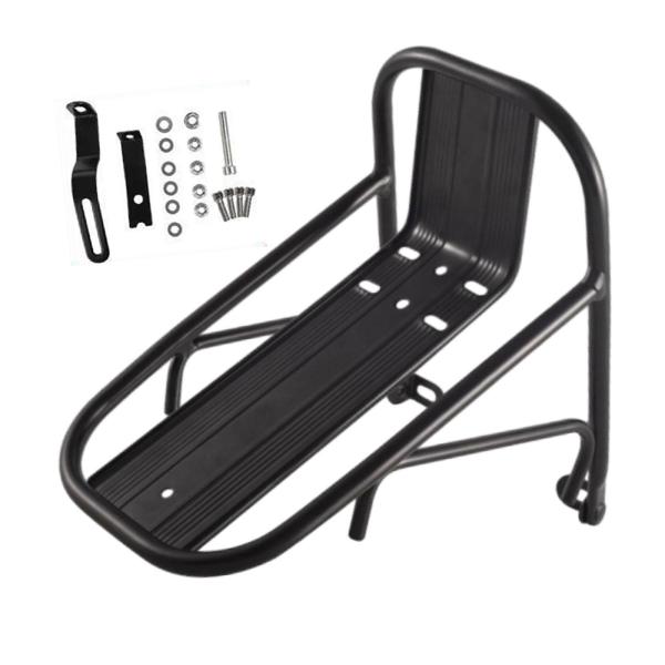 自転車フロントカーゴラック 自転車フロントラック 取り付け簡単 パニエラック 荷物キャリアラック ロードバイク ショッピング ライディング 旅行用