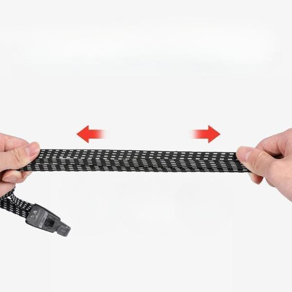 自転車バンジーコード 荷物ストラップ ストレッチオーガナイザー 自転車カーゴ固定ロープ 伸縮性ベルト 旅行 アウトドア活動 車用