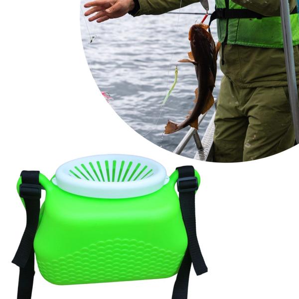 10 l釣りバケツエビザリガニのザリフィッシュザリューダッドのための耐性釣りバスケット漏れなし