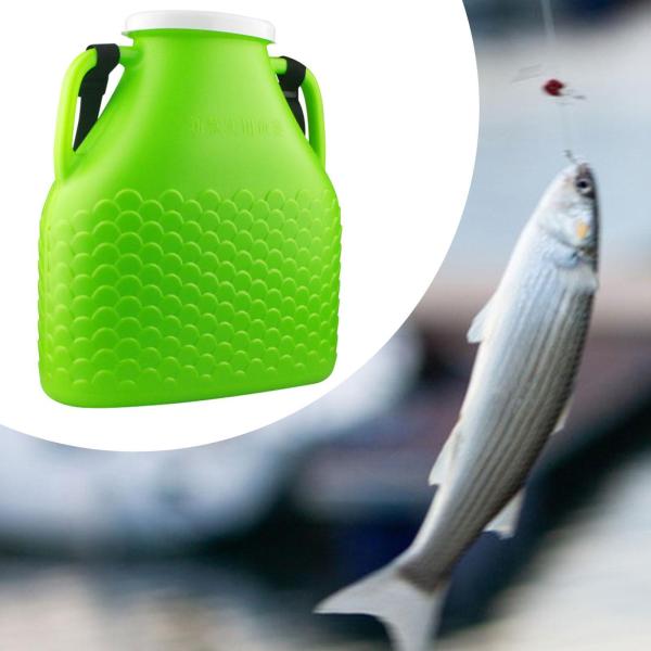 10 L釣りバケツの耐摩耗性釣りの釣りバスケットエビのザリガニのザリッド川漏れが漏れている
