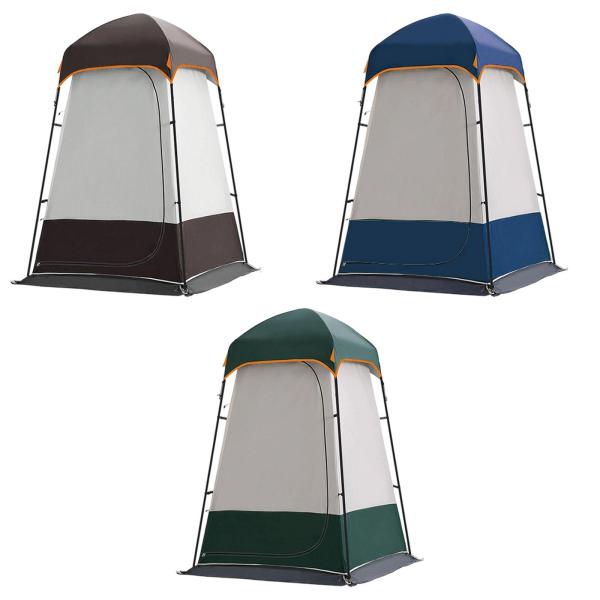キャリーバッグ付き窓シェルター付きプライバシーテントポータブルシャワーテントグリーン