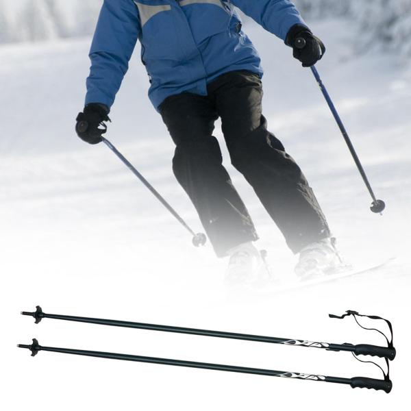 スキーポール ポータブルハイキングポール スノーボード トレッキング ウィンタースポーツ用 120 cm 2本