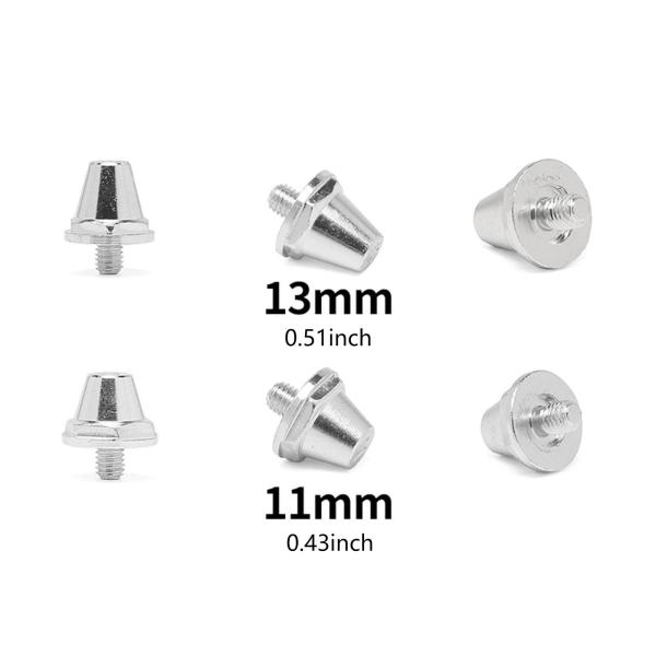 12ピース/個フットボールシューススパイクサッカースタッド安定アンチスリップポータブル頑丈な糸スクリュー5 mm diaと屋内の屋外用レンチ付き