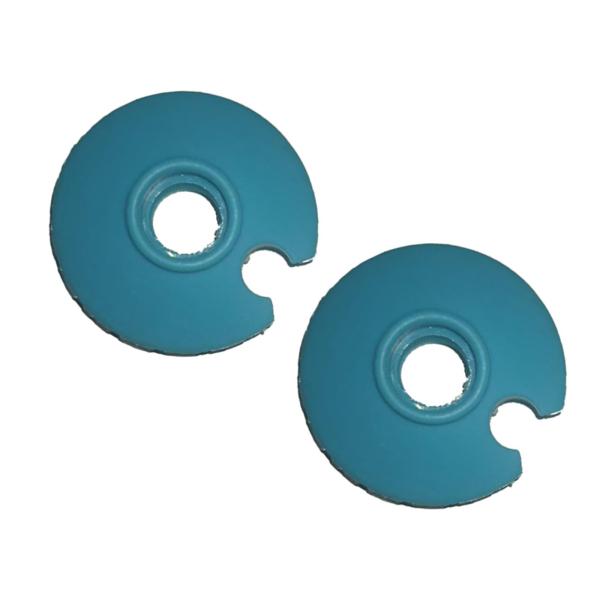 2ピース/個ハイキングポールバスケット雪と泥のバスケット屋外クライミングバックパッキングパーツのための保護的な取り外し可能なトレッキングポールのヒント