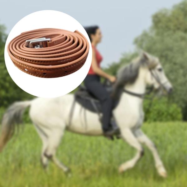 2 ピース 鐙革 ソフト 長さ 1.4 m 備品 高級乗馬用具 ブラウン