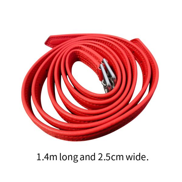 2 ピース 鐙革 ソフト 長さ 1.4 m プレミアム 乗馬用具 赤