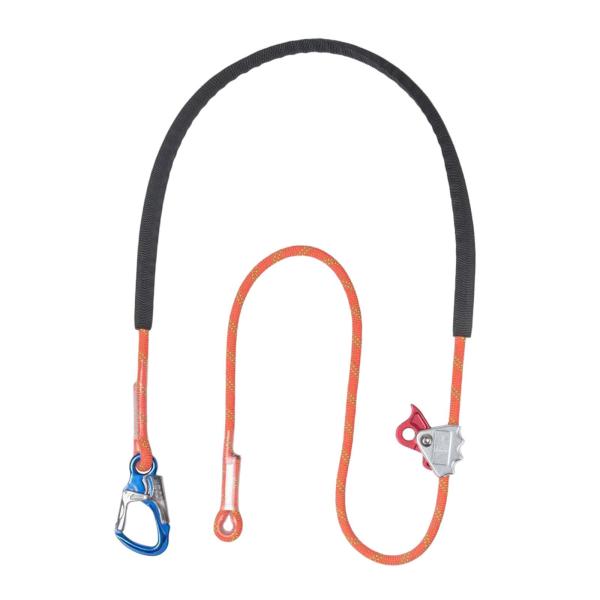 ハイキング、ツリー、ロッククライミング、登山用ポジショニングランヤードセキュリティコード 4m