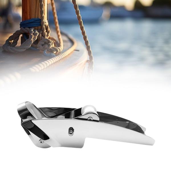 ボウアンカーローラーマリンアンカーローラー設置が簡単、ヨット用のピボットダブルローラーステンレス鋼を備えた固定ブラケット