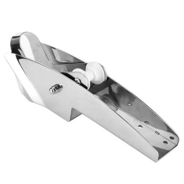 ボウアンカーローラーマリンアンカーローラー設置が簡単、ヨット用のピボットダブルローラーステンレス鋼を備えた固定ブラケット