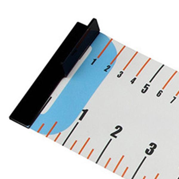 ヨットヨット用の正確なボートデッキフィッシングルーラーを清掃しやすい読みやすい読みやすい魚の測定ルーラー釣りテープ