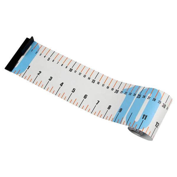 ヨットヨット用の正確なボートデッキフィッシングルーラーを清掃しやすい読みやすい読みやすい魚の測定ルーラー釣りテープ