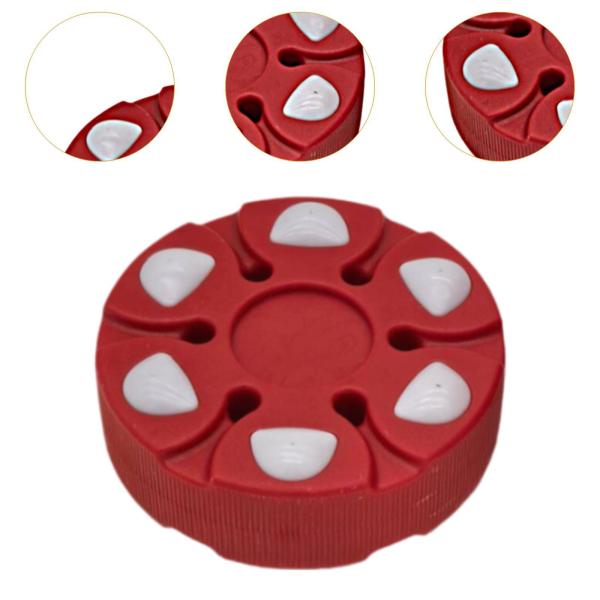 ローラーホッケーパック ユニークなギフト ホッケーボール アウトドアスポーツアクティビティ用 レッド