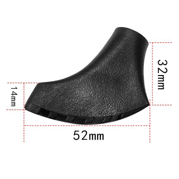 2xトレッキングポールのヒント交換用のヒントエンドパッドパッド杖ボトムエンドキャップハイキングポールキャップトレッキングケイン