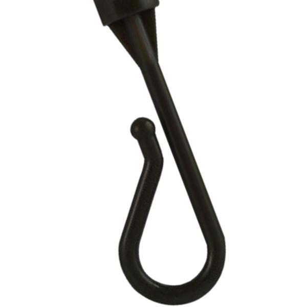 釣り竿用フックキーパー 6個入り 丈夫なプロ仕様の釣り餌ホルダー ブラック