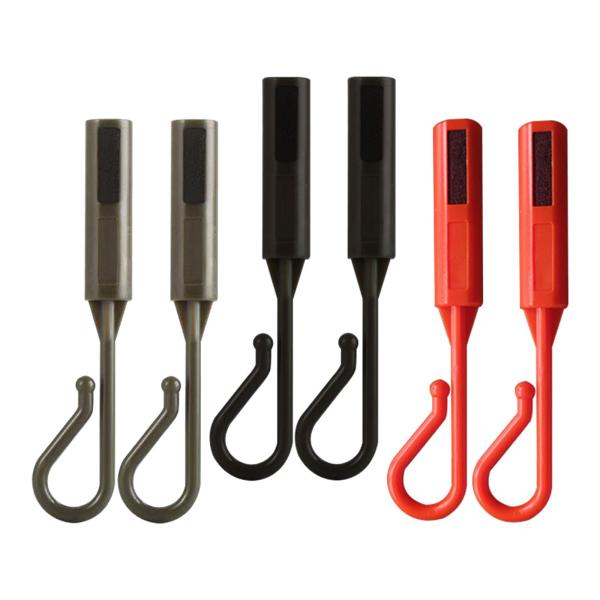 釣り竿用フックキーパー 6個入り 丈夫なプロ仕様の釣り餌ホルダー マルチカラー