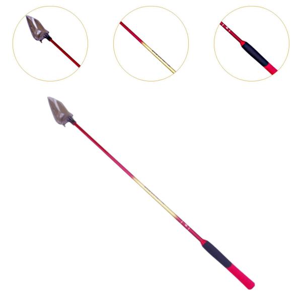 釣り巣作りスプーン 80 cm 快適なハンドル ルアースクープ 投げスプーン レッド