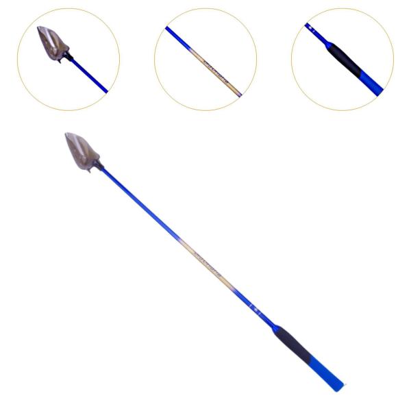 釣り巣作りスプーン 80 cm 快適なハンドル ルアースクープ 投げスプーン ブルー