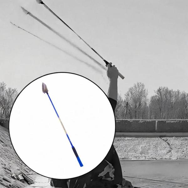 釣り巣作りスプーン 80 cm 快適なハンドル ルアースクープ 投げスプーン ブルー