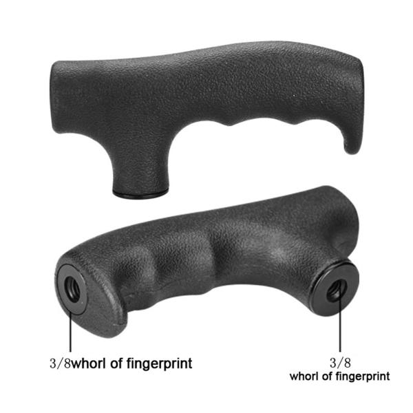 一脚ハンドルアダプター 一脚ヘッドアクセサリー 交換用杖ハンドル アウトドア活動 キャンプ トレッキング用