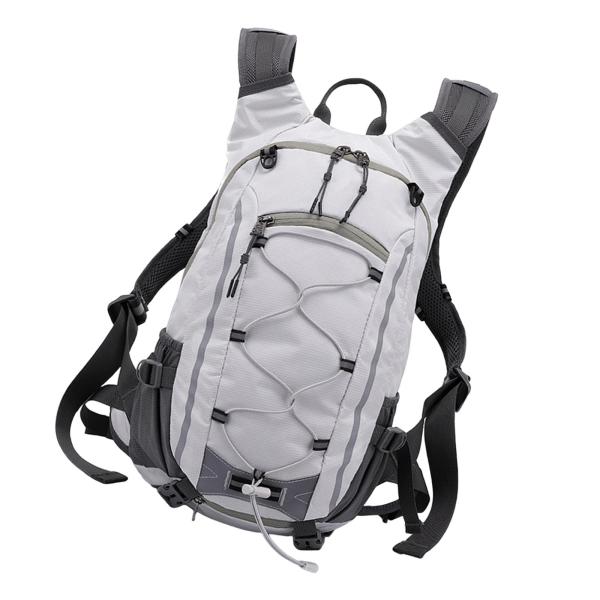 登山ハイキングバックパック 20L 多機能 旅行用 快適 グレー ホワイト