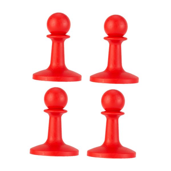 登山旅行愛好家ハイキング用保護キャップ4個入り防雷キャップレッド