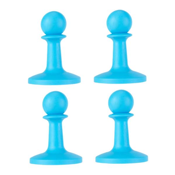 登山旅行愛好家ハイキング用保護キャップ4個入り防雷キャップブルー