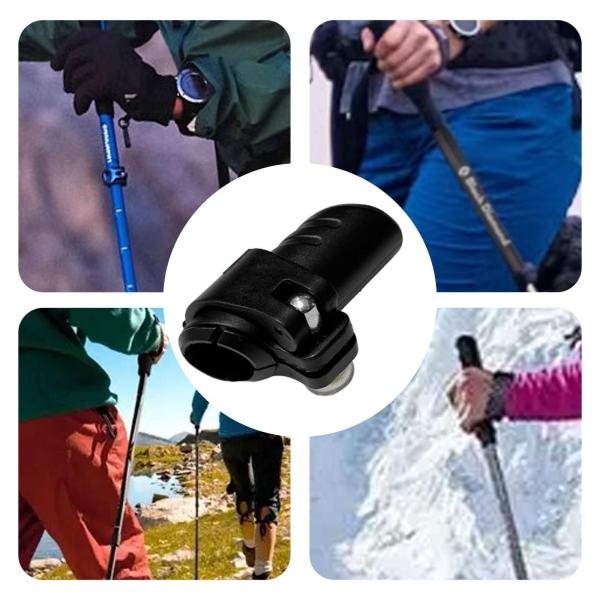登山スティックポール 外部ロック スノーシューイング バックパッキング マウント クライミング 14mmパイプ用