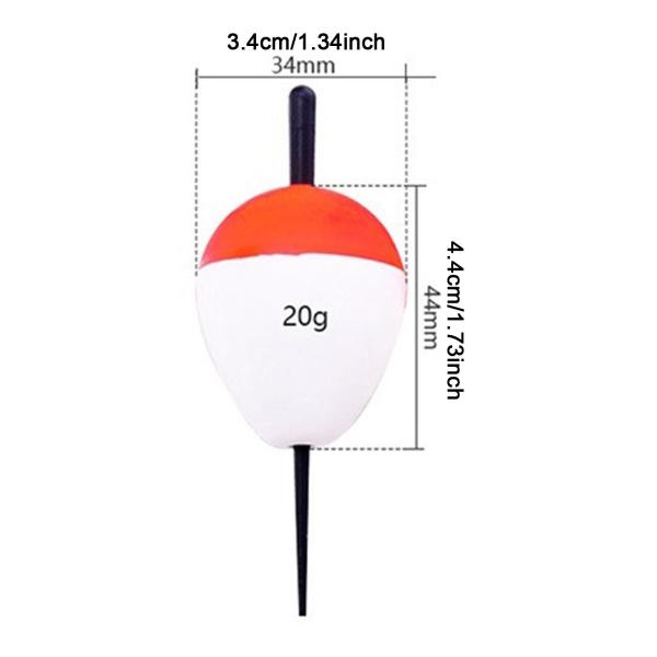 釣り用フロート EVA ロングキャスト 釣り用フロート ナマズ釣り用 20g 5個