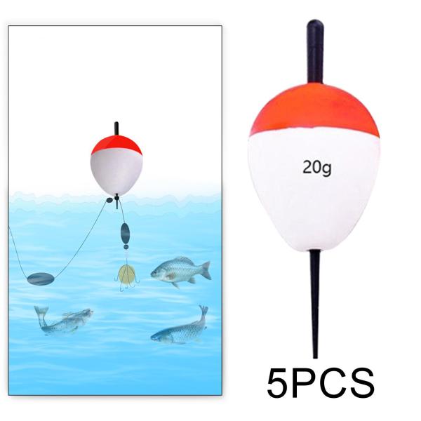 釣り用フロート EVA ロングキャスト 釣り用フロート ナマズ釣り用 20g 5個