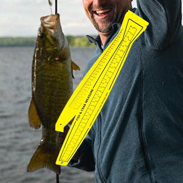 魚測定ゲージ 31インチ/80cm 軽量アクセサリー マリンフィッシング測定インチとメートル法 ボート用