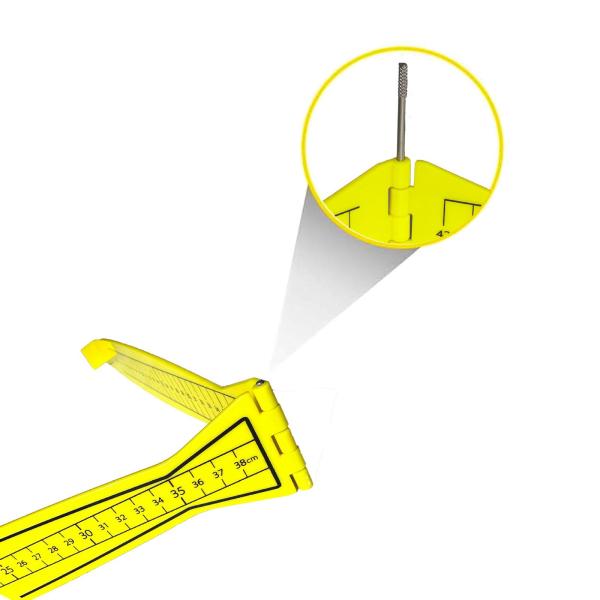 魚測定ゲージ 31インチ/80cm 軽量アクセサリー マリンフィッシング測定インチとメートル法 ボート用