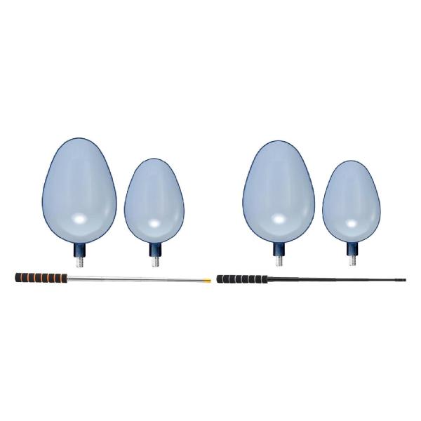 釣り餌キャスティングスプーンツール愛好家用滑り止め投げスプーン2個オレンジ