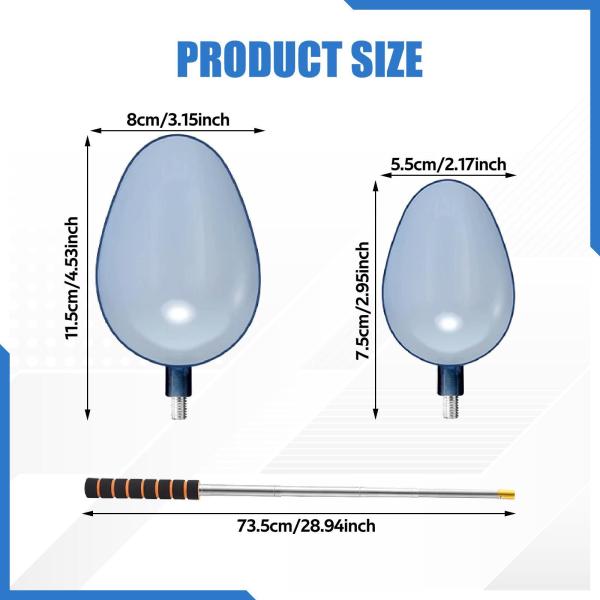 釣り餌キャスティングスプーンツール愛好家用滑り止め投げスプーン2個オレンジ