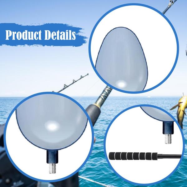 釣り餌キャスティングスプーンツール愛好家用滑り止め投げスプーン2個入りホワイト