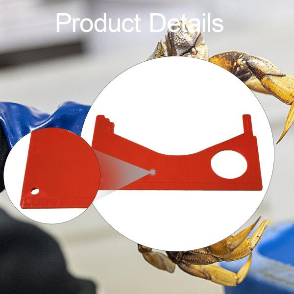 カニゲージ メジャー用品 釣り道具 コンパクト ギフト 釣りアクセサリー カニ定規 初心者 お父さん 大人 漁師 父親用