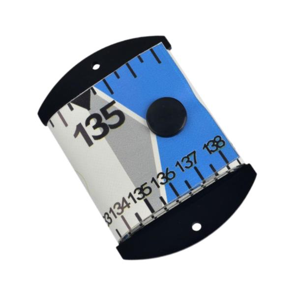 魚定規 アウトドア 釣り道具 コンパクト 魚測定テープ お父さん 初心者向け ブルー