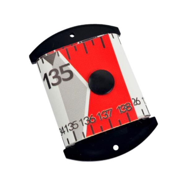 魚定規 アウトドア 釣り道具 コンパクト 魚測定テープ お父さん 初心者向け 赤