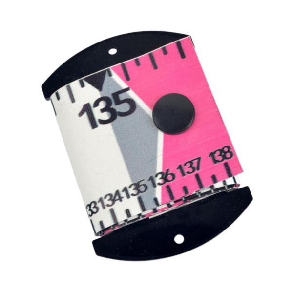 魚定規 アウトドア 釣り道具 コンパクト 魚測定テープ お父さん初心者向け ピンク